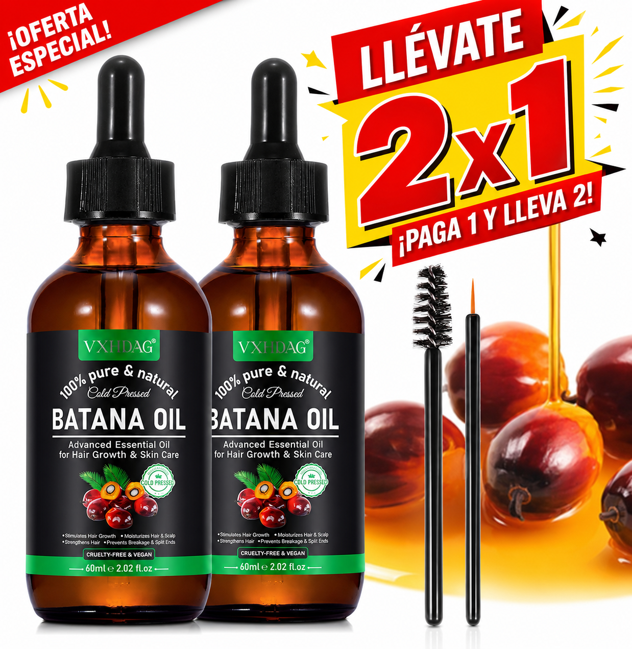 ACEITE DE BATANA ACELARADOR CABELLO